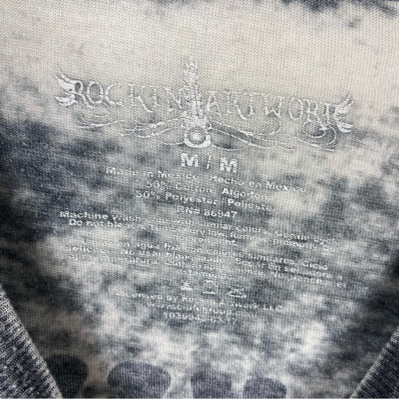 Jimi Hendrix Gray Short Sleeve Tee sz Medium Rock Tee - Picture 4 of 4